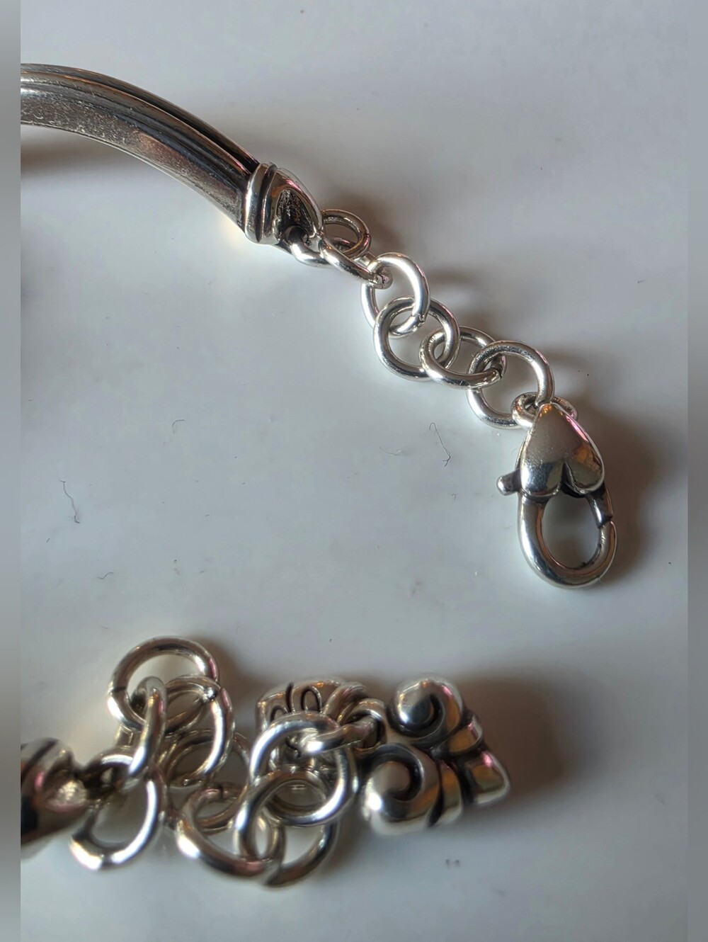 Retired Brighton Silver-Tone Inspirational Frame Bracelet - Picture 8 of 8